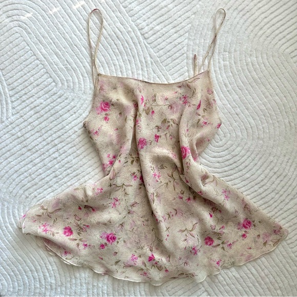 Oscar de la Renta Other - Oscar de la Renta Floral Slip Dress